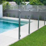 Semi Frameless glass pool fencing Perth