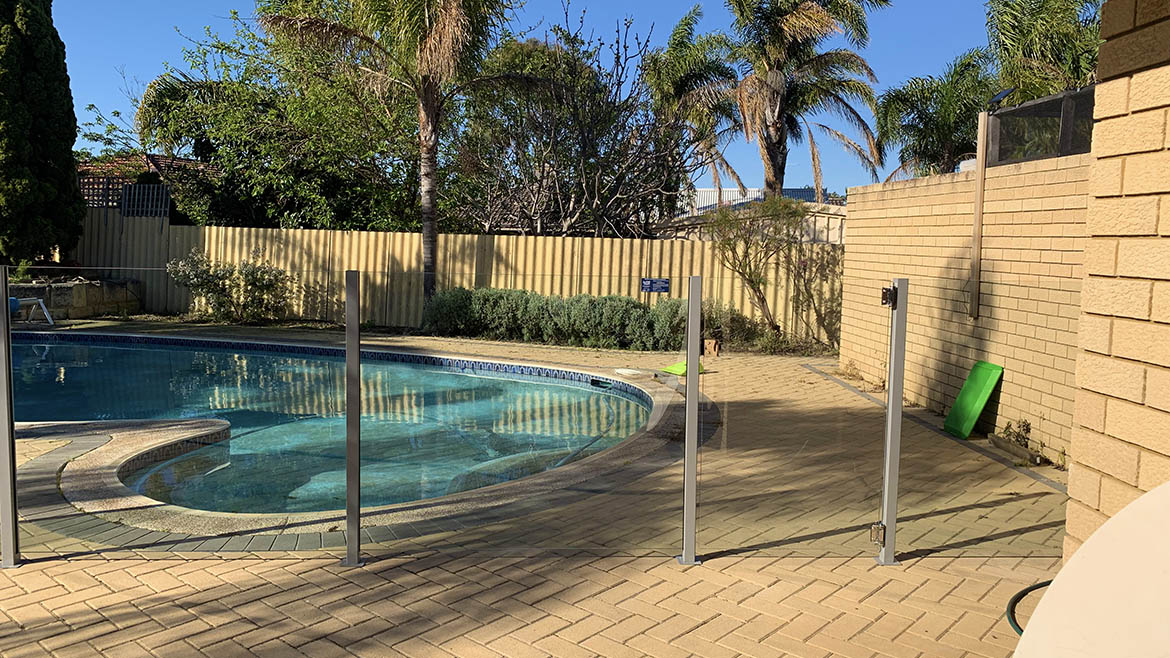 Semi Frameless Glass Pool Fencing Kingsley 2 WA 4 Pool Fencing Kingsley